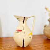 Vintage pitcher vase 50/60 modernist Poët Laval Liliane