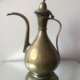 Ottoman Brass Ewer Antique Candleholder