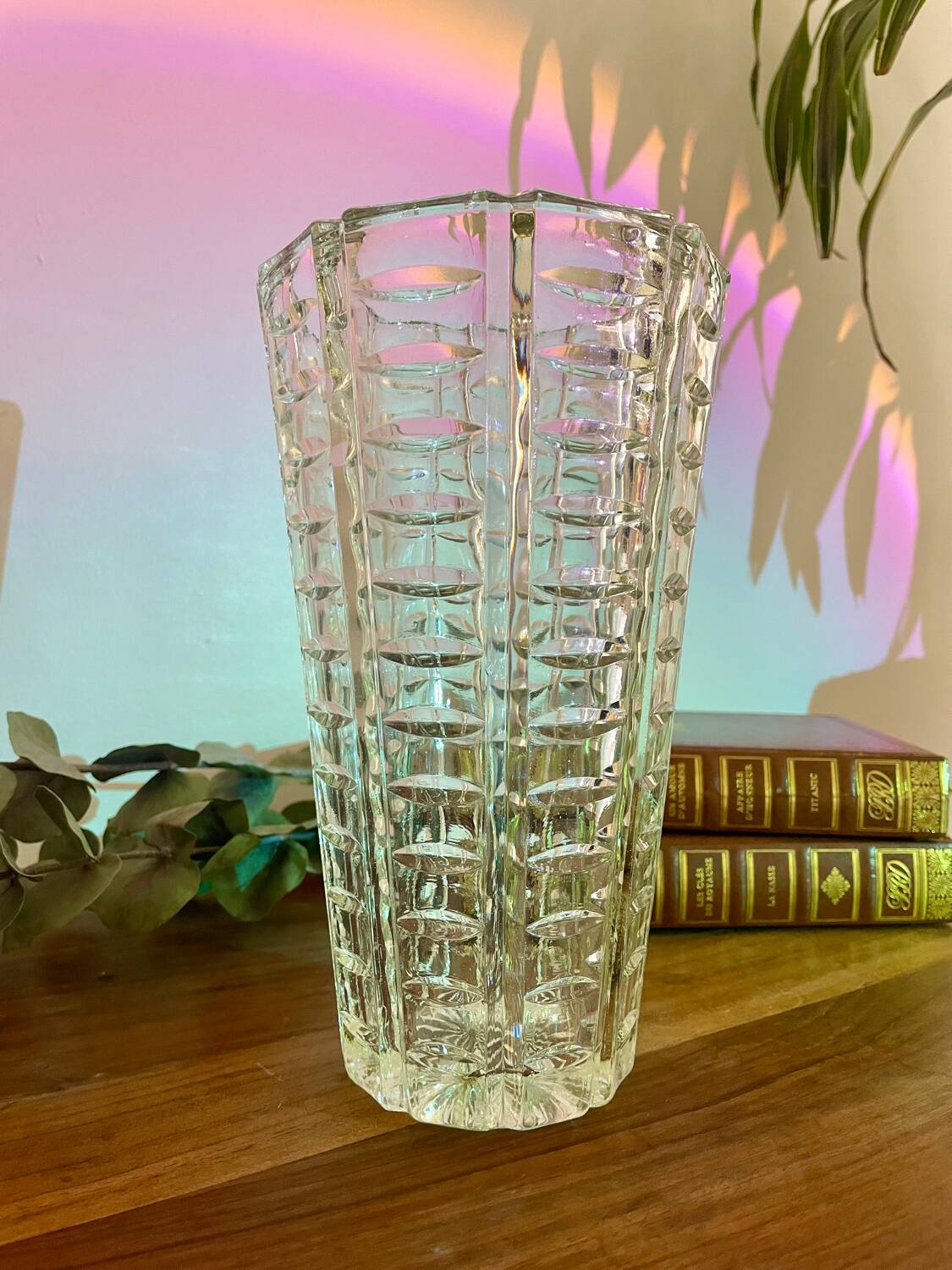 Vintage glass vase