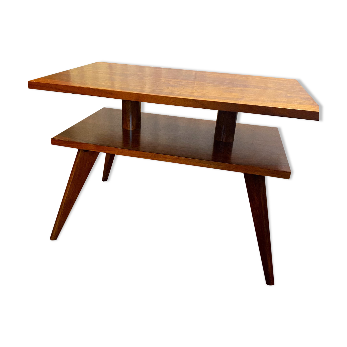 Vintage double-top table