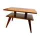 Table vintage à double plateau