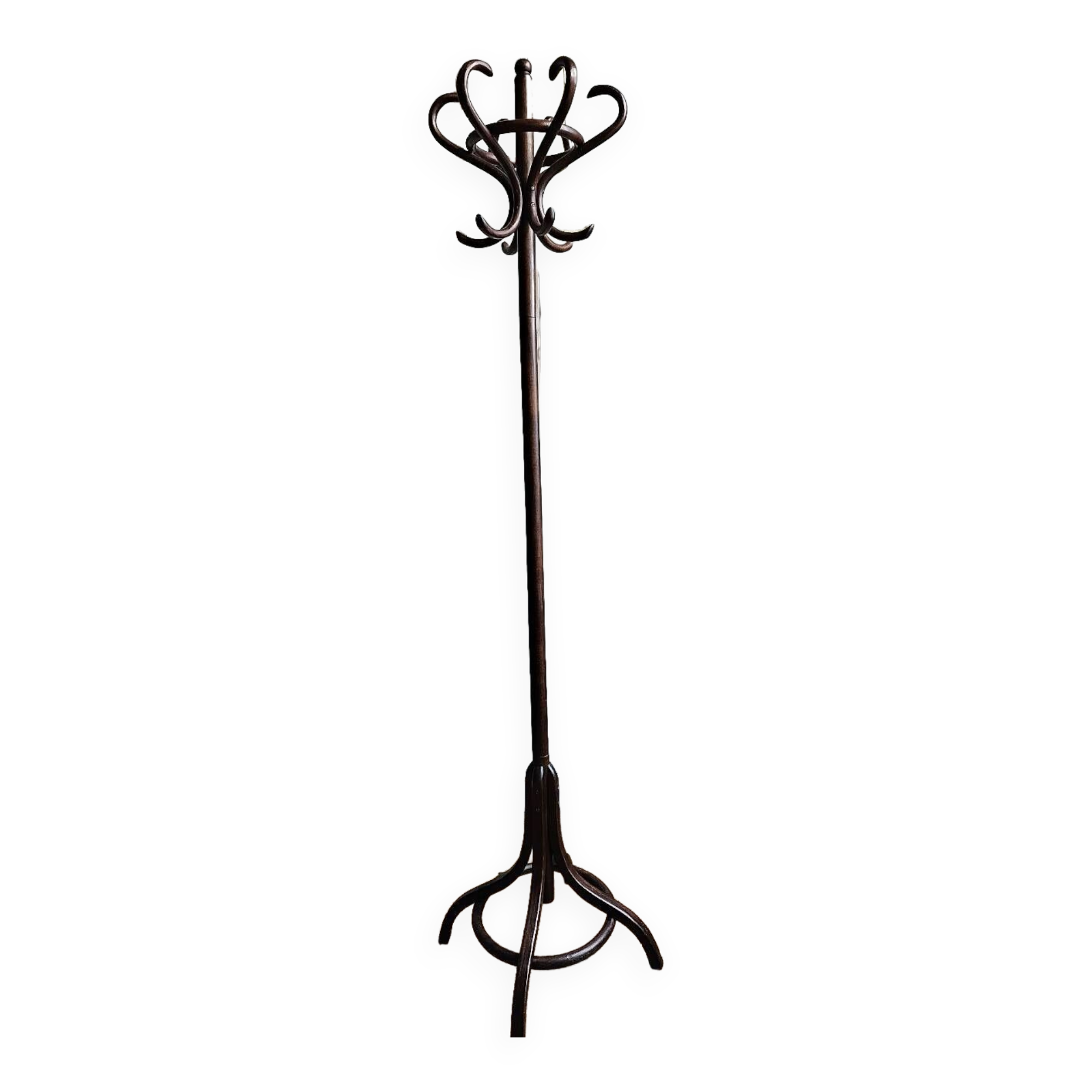 Porte-manteau bois courbé