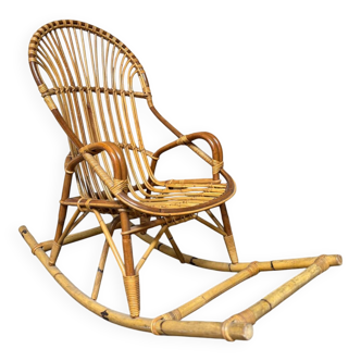 Rattan rocking chair