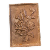 Plaster floral tableau