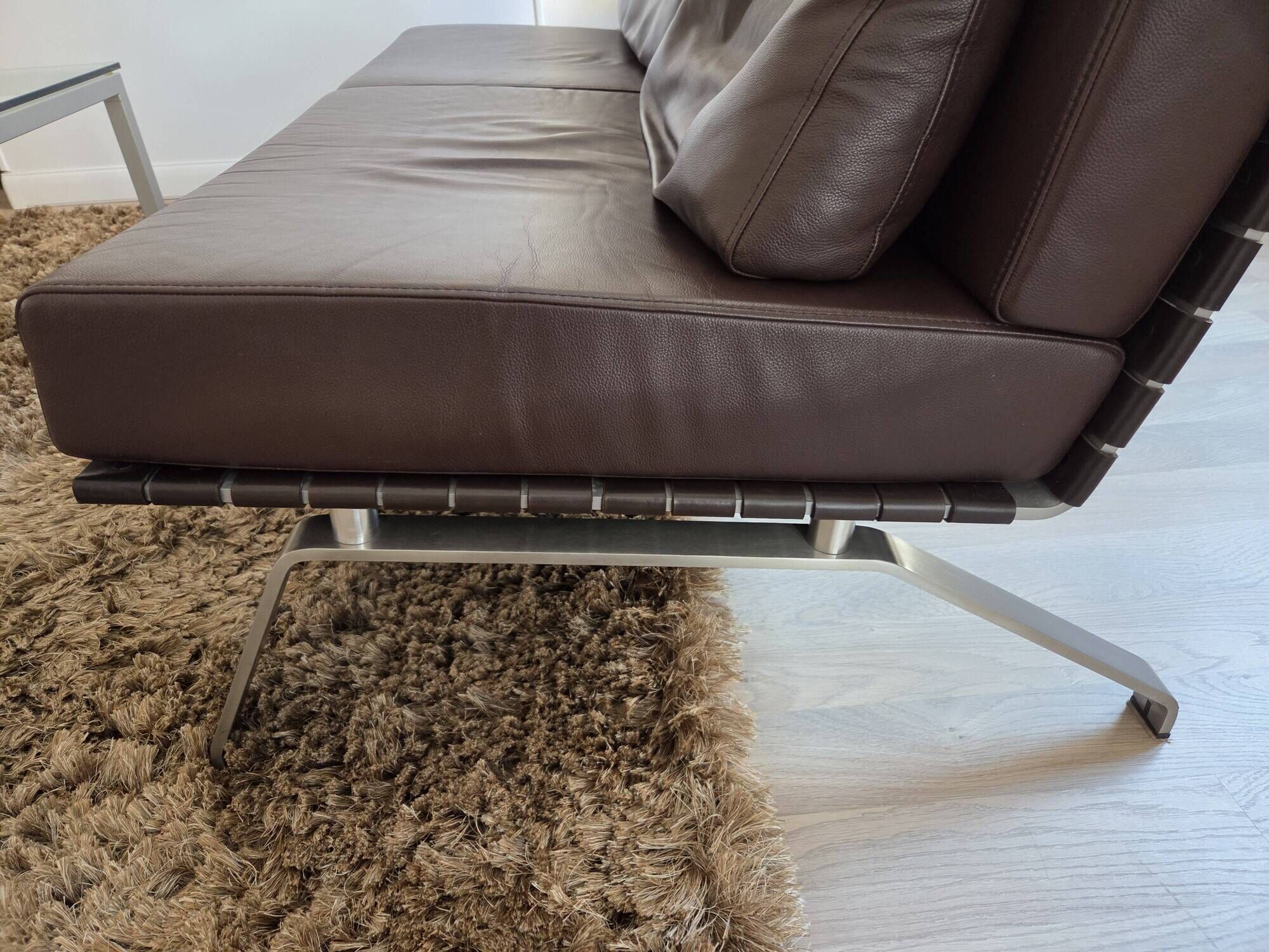 Complete lounge LIGNE ROSET FLEXUS – sofa + 2 leather armchairs