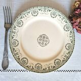 Mismatched antique ironstone earthenware plates