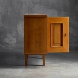 Brutalist Oak Cabinet, Belgium, 1960s