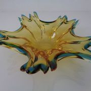 Sommerso Murano Glass Bowl, Italy, 1960s