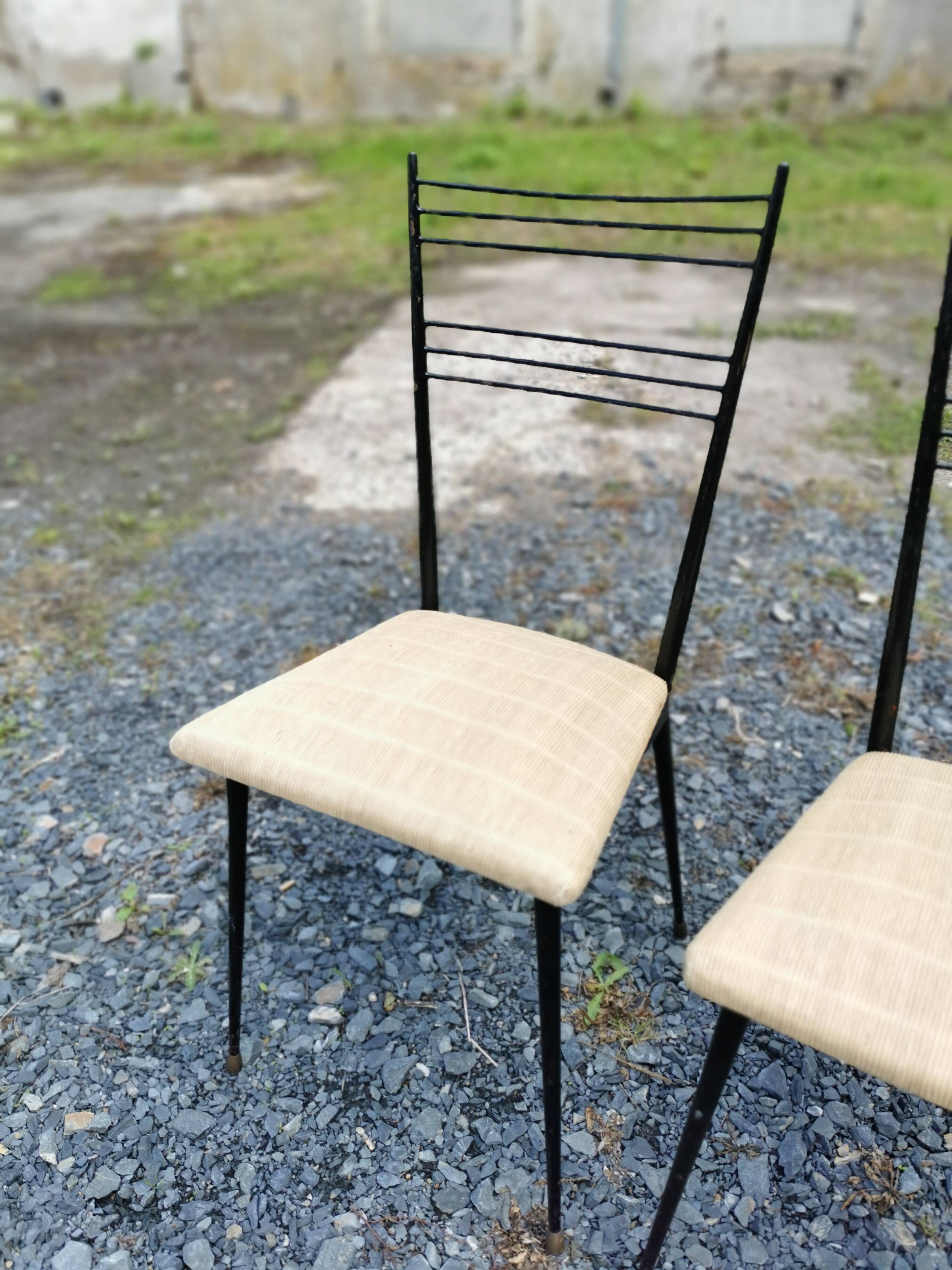 4 vintage colette gueden chairs