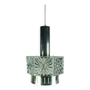 Suspension vintage verre - cristal