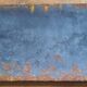 Old enameled plaque "Gas on all floors" 11x25cm 40's