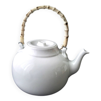 Large Aluminite Frugier Porcelain Teapot or Tea Kettle 3.3 L