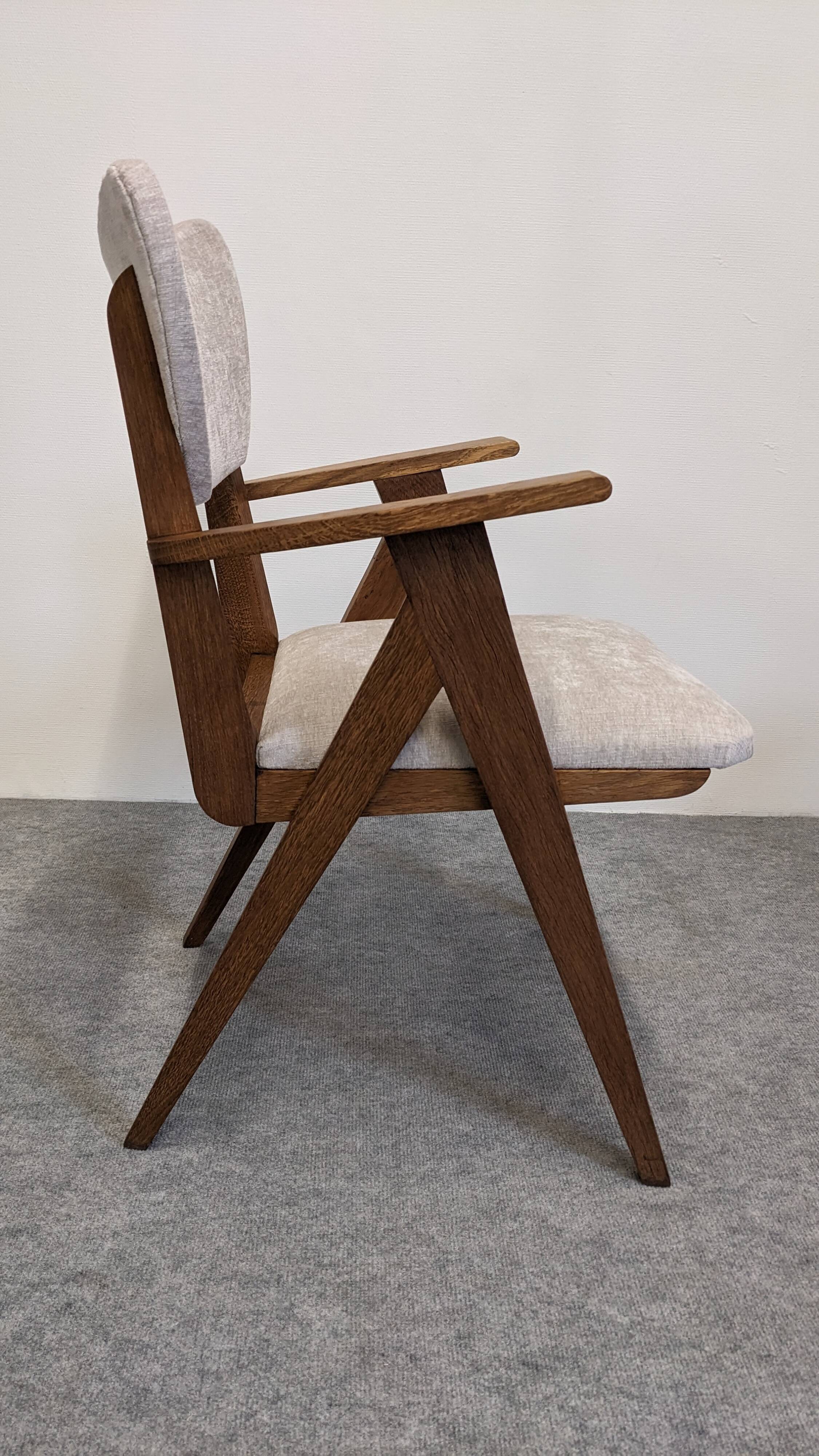 Pair of Scandinavian bridge armchairs in teak, Denmark circa 1950.