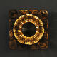 Swedish Brutalist Brass Flower wall lamp by Ingemar Alinder, Lerum 1980s