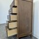 Chiffonier de style Reconstruction pieds compas