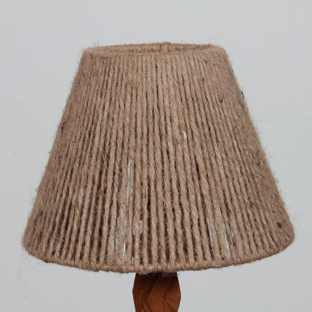 Lampe vintage en bois 1960