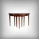 Half-moon extendable table in mahogany – 2nd part of the 19th century