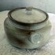 Soup tureen or vegetable dish with glazed ceramic lid