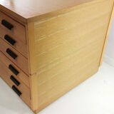 Vintage British Made Plan Chest of Drawers Artists Architects Map Table