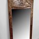 Art Nouveau mirror, "The French Rooster Triumphant over the German Eagle", 1916