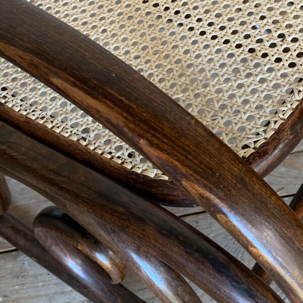 Rocking-chair vintage Jakob et Josef Kohn