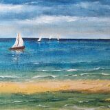 Oil painting "The Islands"