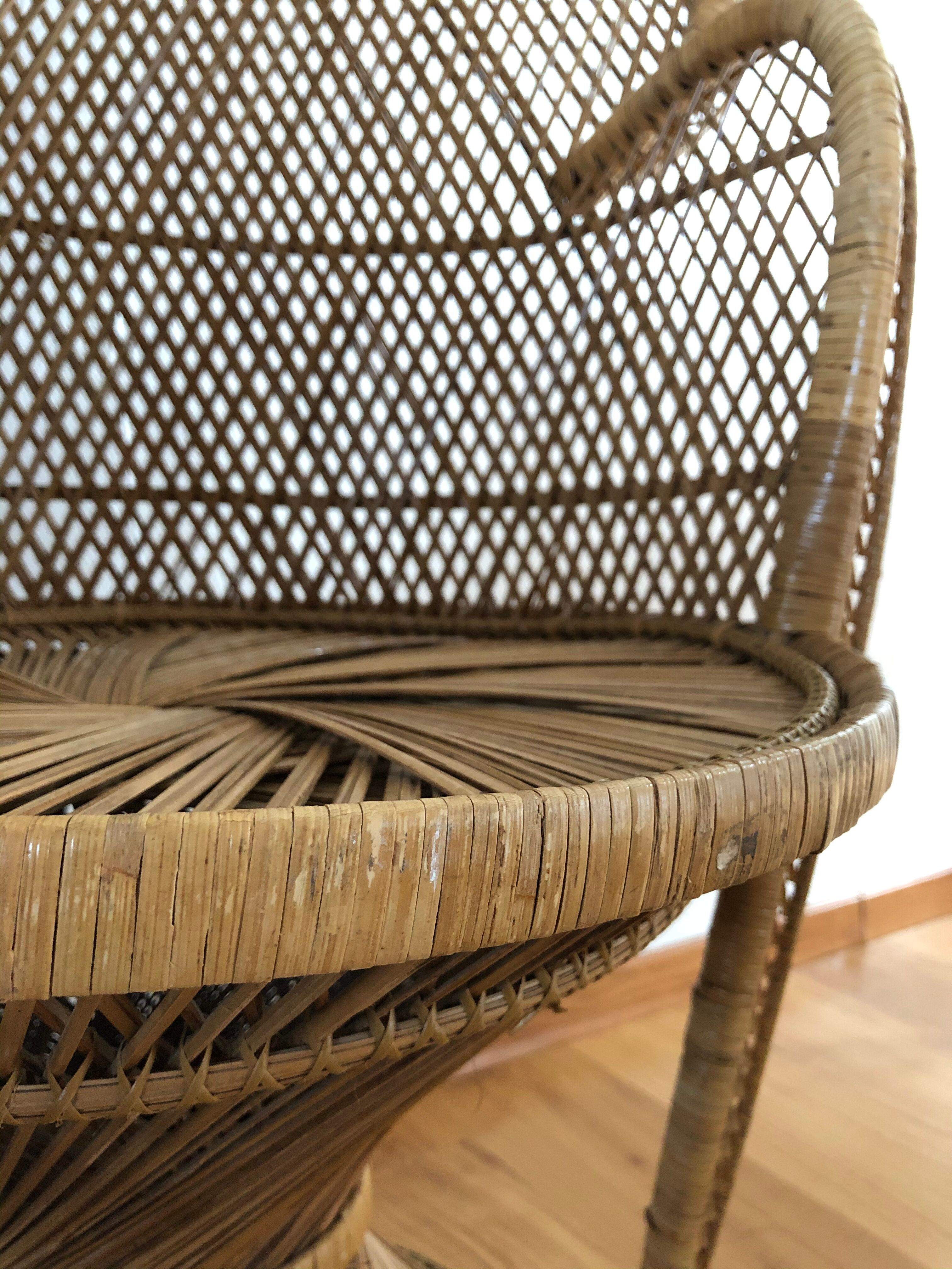 Emmanuelle chair - peacock