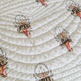 Large Provençal boutis from the 19th century, 195 x 190 cm.