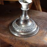 Old metal candle holder