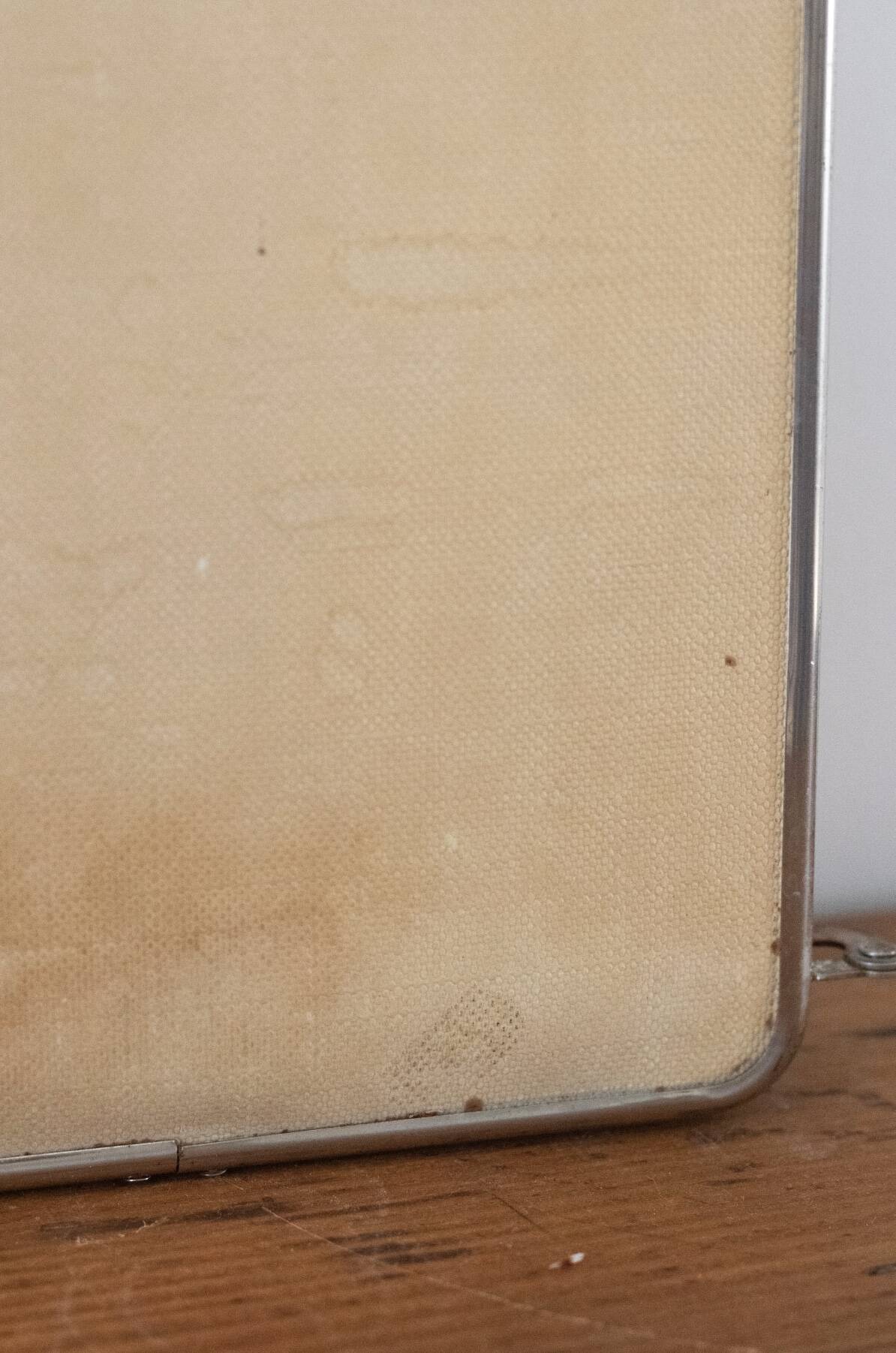 Vintage triptych barber mirror