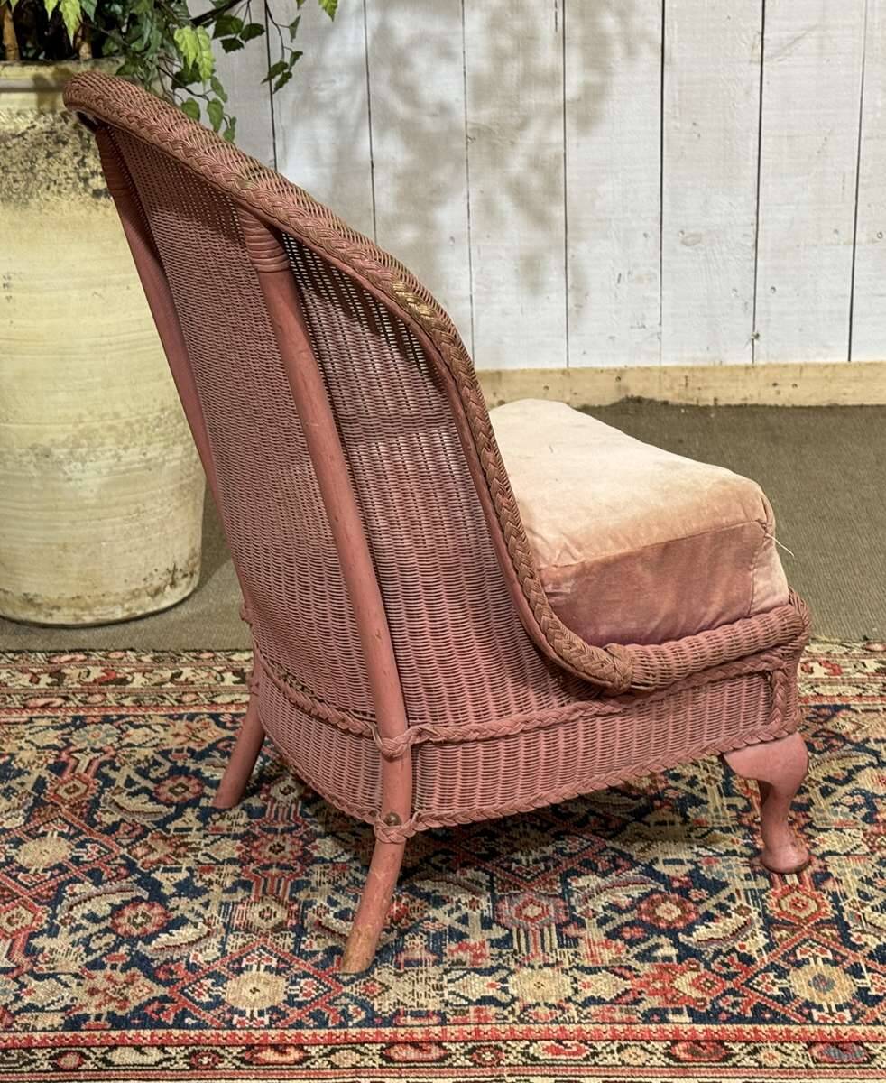 Chauffeuse anglaise de la maison LLOYD LOOM des années 1930