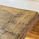 Antique solid oak farmhouse table with star legs - length 200 cm
