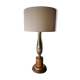 Very large classic luxury lamp bronze and wood