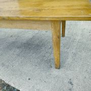 Duo table de ferme XXL 320 cm chêne pieds fuseaux