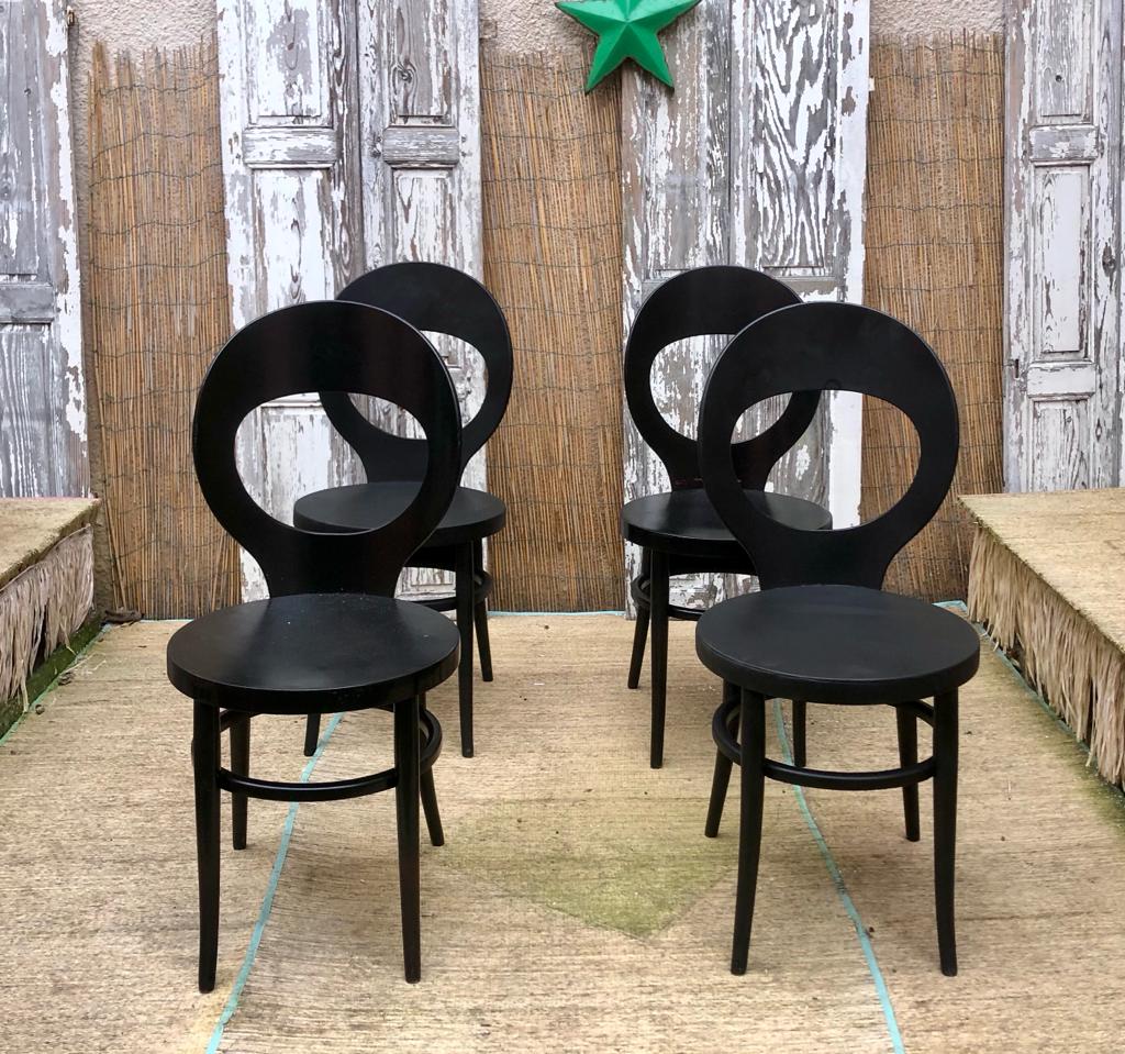4 Seagull chairs by Baumann