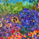 Garden of Thoughts, oil on canvas signed Regina Pecanha 2007