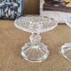 Set of 2 vintage crystal candle holders