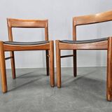 Set of Two Midcentury Rare Dining Chairs Bramin, Denmark, 1960s