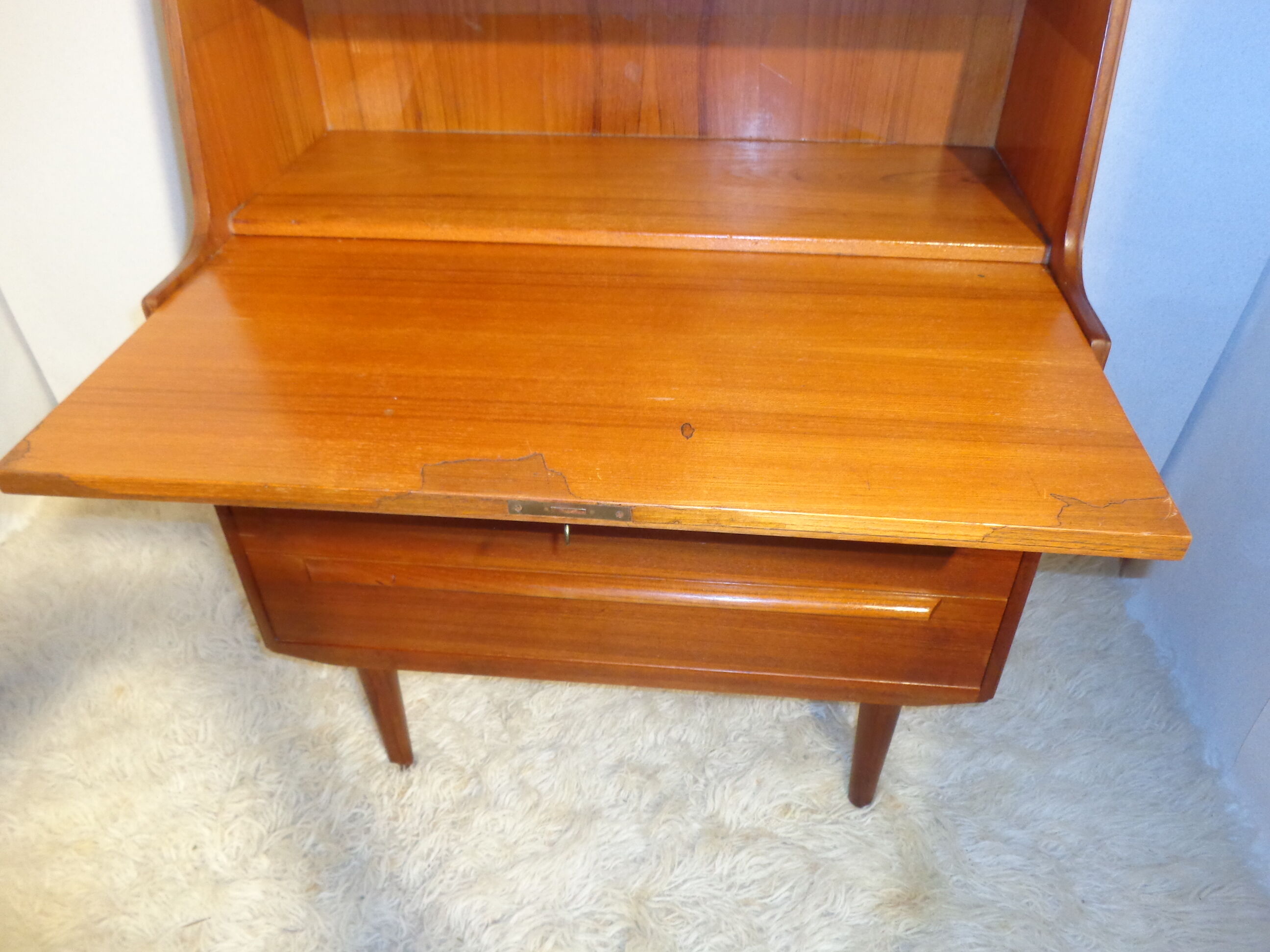 Scandinavian secretary produced by Olholm Møbelfabrik 1960