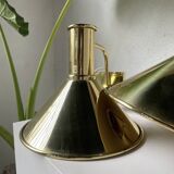 Pair of Hovik Lys brass wall lights Jonas Hidle Denmark