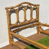 Junior bamboo bed. Vintage 70s