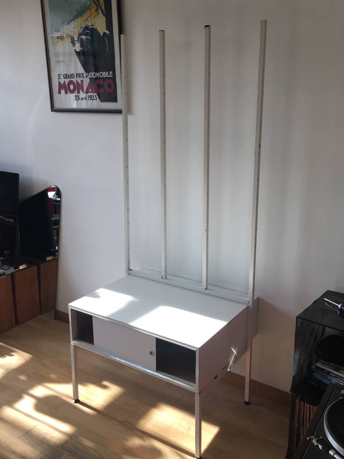 Plexiglass shelf & funky 70s