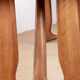 Large extendable dining table, 320 cm, in oak, Guillerme and Chambron.