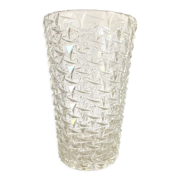 Vase en verre vintage