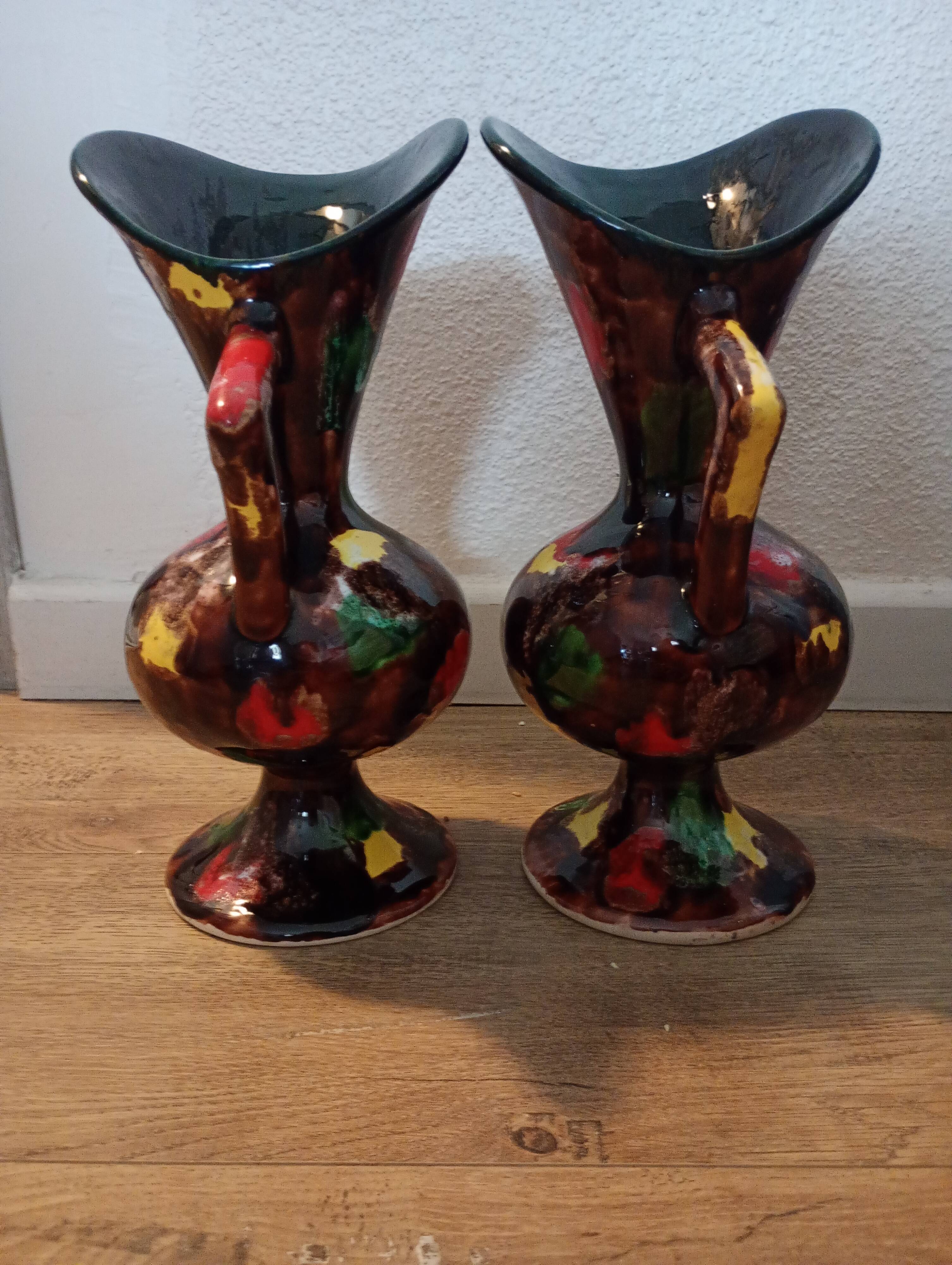 2 vases A. Dressinval