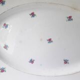 Oval Luneville porcelain dish (32.5x22.5cm) A1