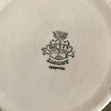 Assiettes plates Longwy modèle Betty