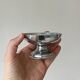Lot de 10 coupes à glace vintage en inox argenté