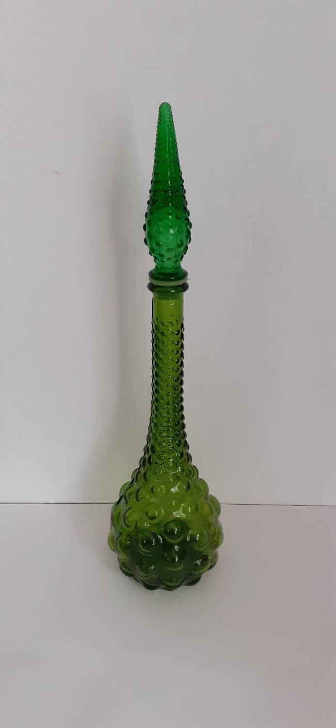 Large vintage glass carafe