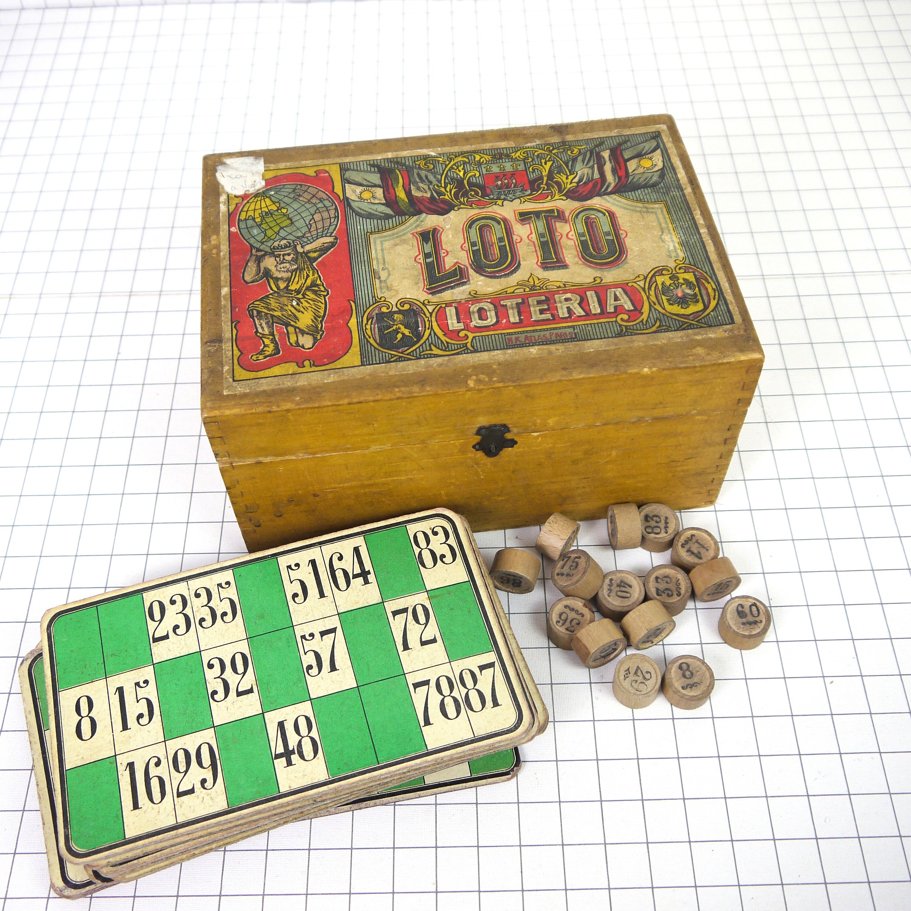 Lotto game early 1900